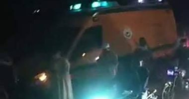مصرع شخص وإصابة آخر فى انقلاب سيارة نقل على الصحراوى الشرقى ببنى سويف 