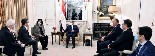 السيسي يستقبل رئيس شركة 