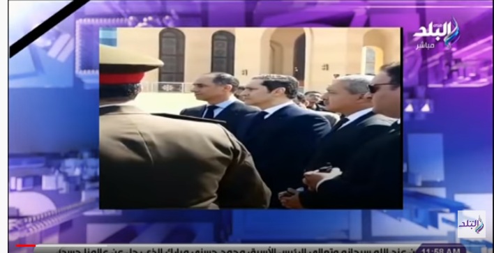 فيديو.. أول ظهور لجمال وعلاء مبارك بعد وفاة والدهما