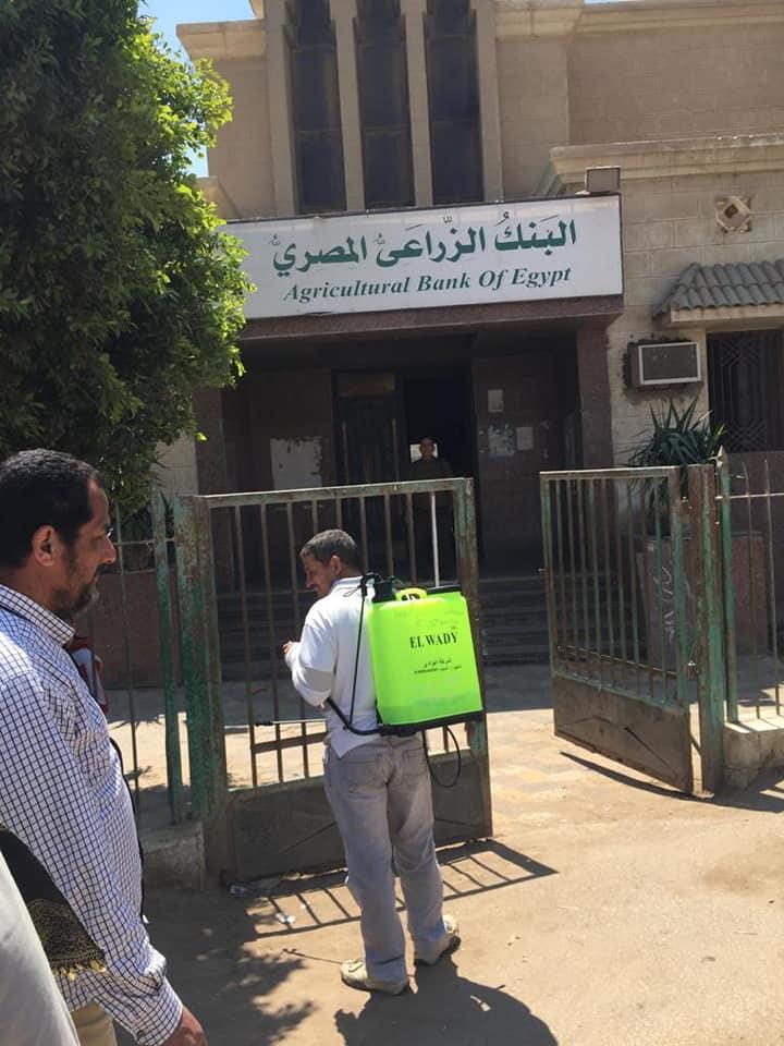  استمرار أعمال التطهير والتعقيم والرقابة على الأسواق بالمنيا