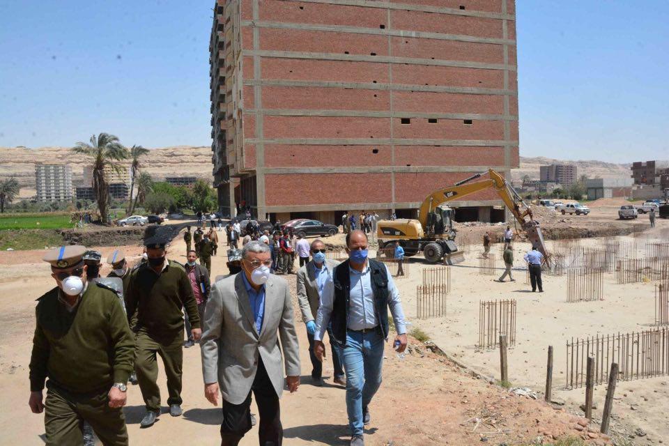 مراكز المنيا تزيل 119 حالة تعد على الأراضي الزراعية واملاك الدولة