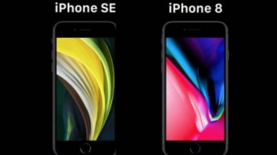 آبل تتيح التبديل بين قطع غيار iPhone SE الجديد وآيفون 8 
