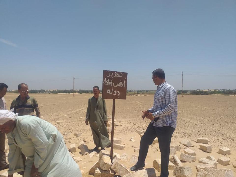 استرداد 30 فدان بمركز ديرمواس بالمنيا خلال حملة مكبرة لإزالة التعديات