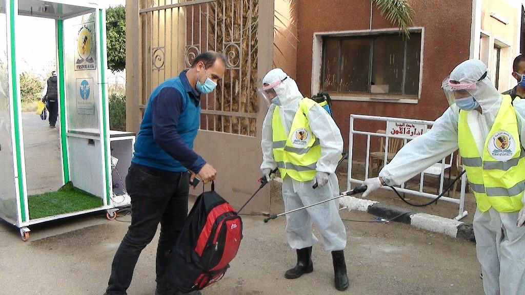 مدن جامعة المنيا تستقبل 1000 مواطن من أبناء مصر العالقين بالخارج