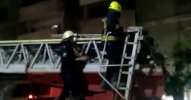 إخماد حريق داخل محل سلع غذائية بمنطقة المرج دون إصابات 
