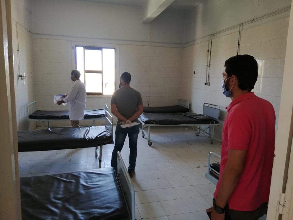 مستشفى ٢٥ يناير تجهز وحدة رعاية مركزية لمستشفى ههيا وتوفر مستلزمات العزل المنزلي لمصابي كورونا