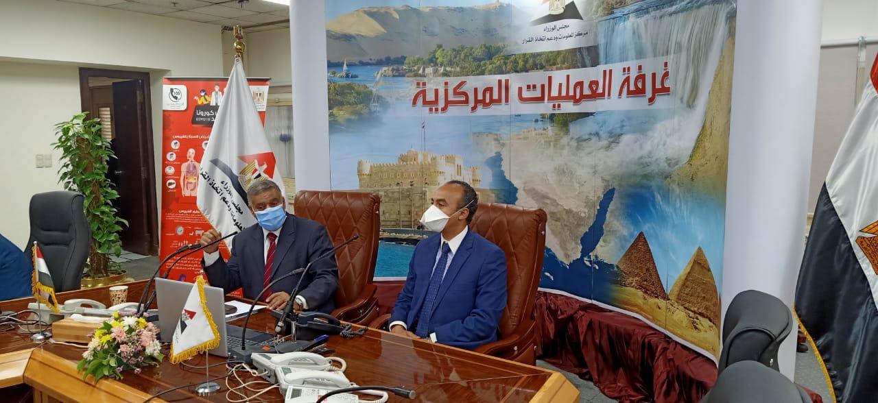 نائب محافظ المنيا، يبحث الاستفادة من إمكانيات مركز المعلومات ودعم اتخاذ القرار بمجلس الوزراء