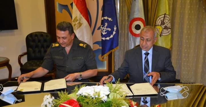 القوات المسلحة توقع بروتوكول تعاون مع الأكاديمية البحرية فى التعليم والتدريب