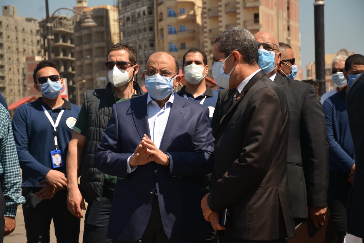 وزير التنمية المحلية و محافظ الغربية يتفقدان تطوير الكورنيش ومحطة مياه طنطا