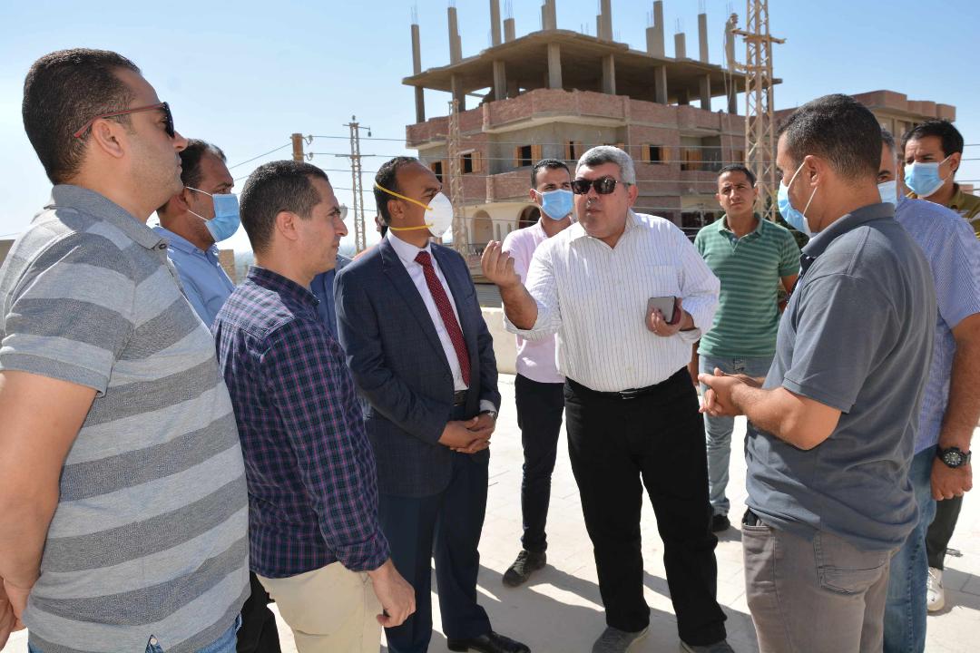 بدء اعمال المرحلة الثانية من تطوير منطقة دير جبل الطير بمركز سمالوط بالمنيا