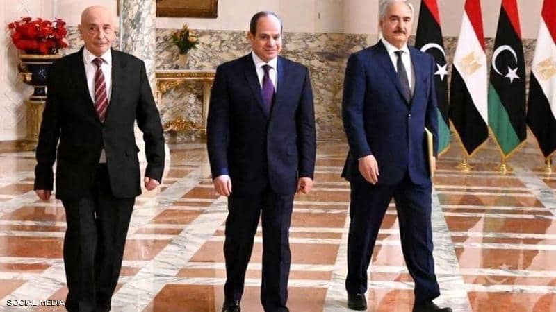 تفاصيل لقاء الرئيس السيسي بصالح وحفتر لبحث الأزمة الليبية
