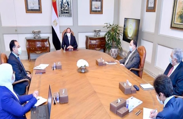 الرئيس يطلع علي منظومة الضوابط البنائية الجديدة و الموقف التنفيذي لإقامة التجمعات البدوية في سيناء