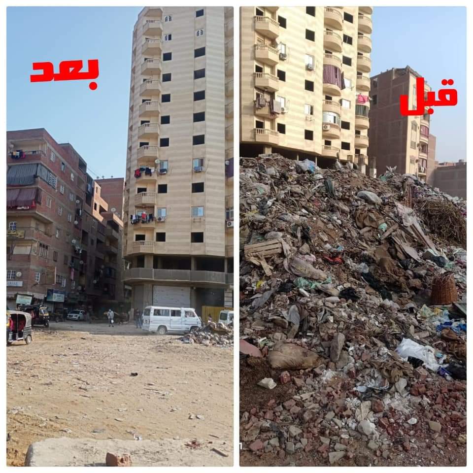 محافظ الجيزة: رفع 5 ألاف طن مخلفات وتراكمات من شوارع ترعة الزمر والاخلاص
