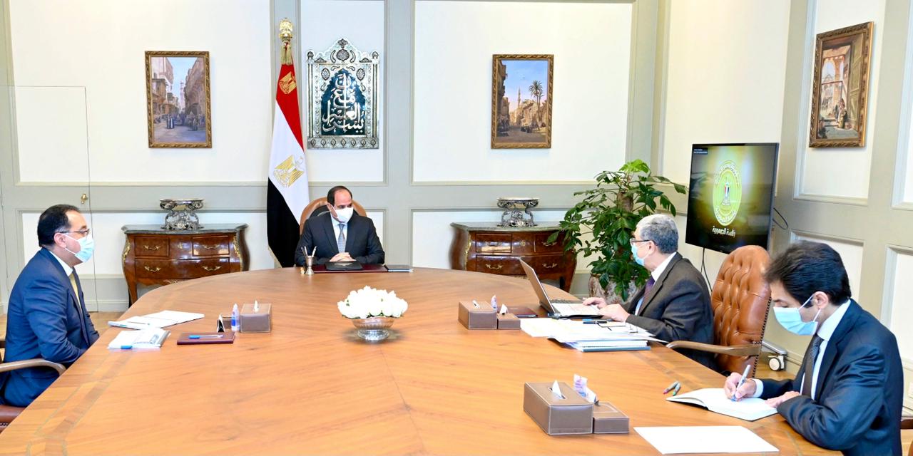 السيسي يوجه بتطوير البنية الأساسية الكهربائية في قرى الريف المصري وتوابعها 