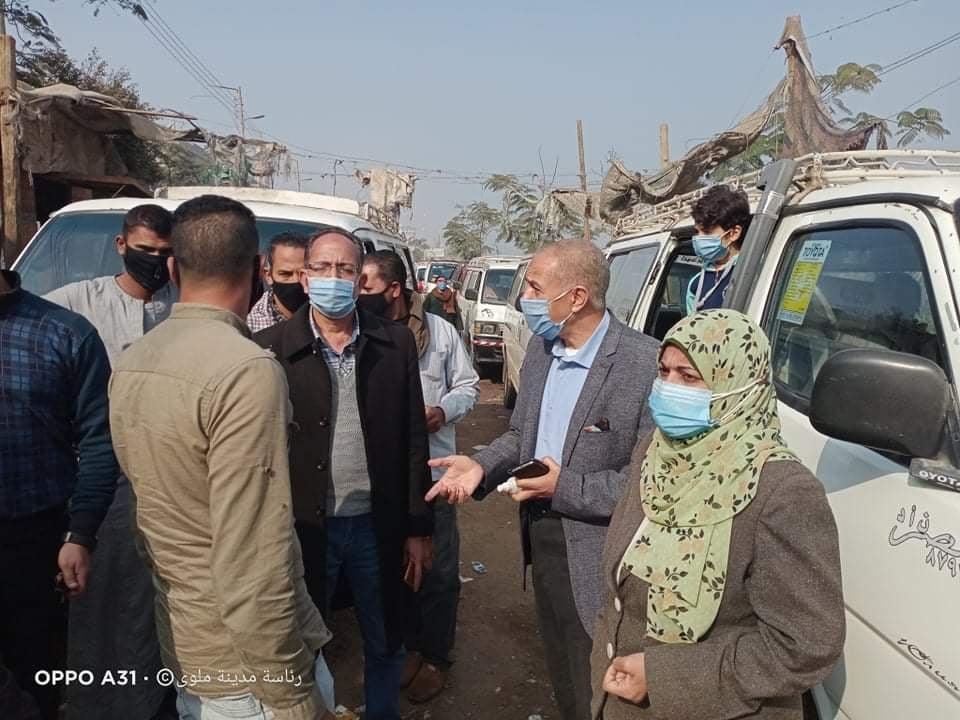 تحرير محاضر لـ 350 مواطن خالفوا تعليمات ارتداء الكمامة بالمنيا وفض فرح بإحدى القري
