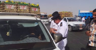  تحرير 4633 مخالفة مرورية متنوعة أعلى الطرق السريعة خلال 24 ساعة 
