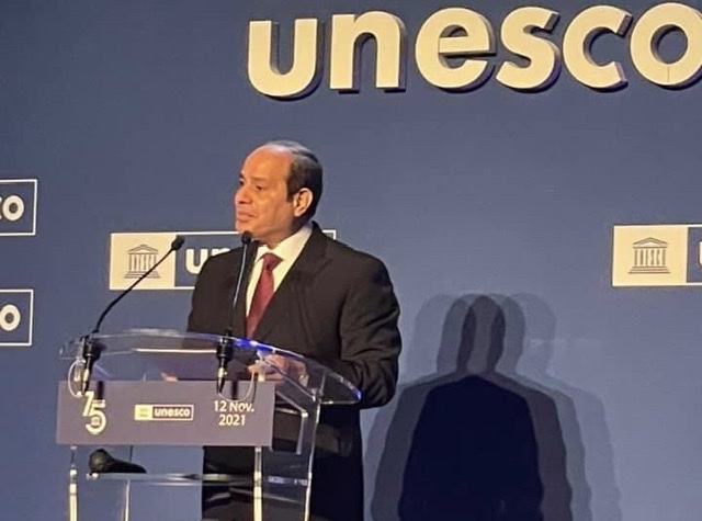 السيسي في مؤتمر باريس: الوضع في ليبيا يتجه للأفضل