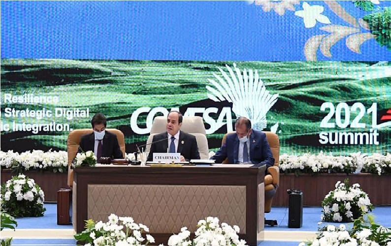 كلمة الرئيس السيسي الختامية بالقمة الـ ٢١ للسوق المشتركة للشرق والجنوب الأفريقي الكوميسا‎