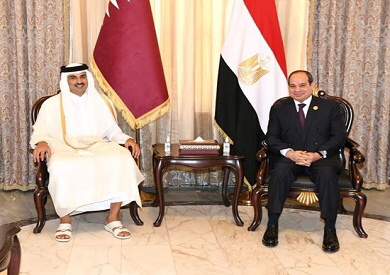  الرئيس السيسي يبعث رسالة خطية إلى أمير قطر