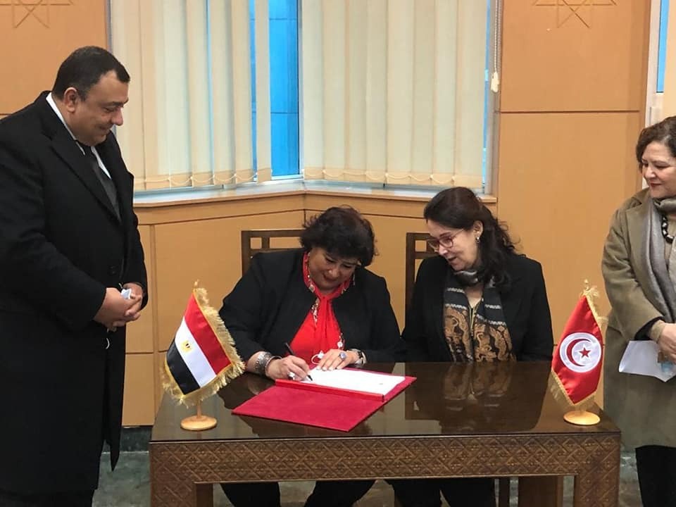 وزيرتا الثقافة المصرية والتونسية تبحثان سبل تعزيز التعاون المشترك بين البلدين

