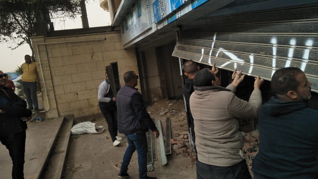 الجيزة: ضبط وإزالة ١٥ حالة تحويل شقق سكنيه لمحلات  بحدائق الاهرام