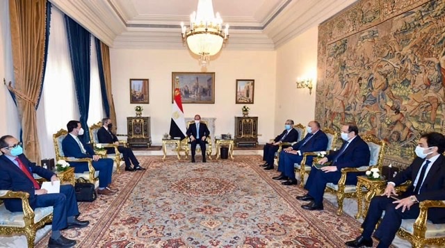 الرئيس السيسي يلتقي مدير عام الوكالة الدولية للطاقة الذرية