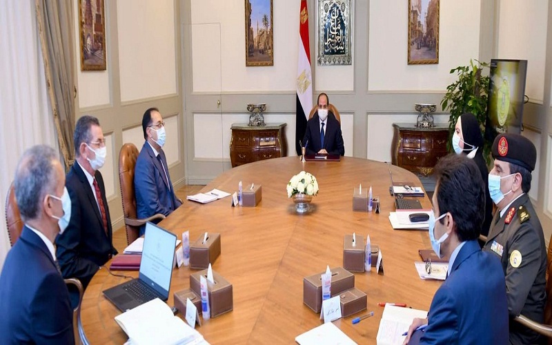 الرئيس يوجه بالتنسيق مع القطاع الخاص لإقامة مشروعات تستهدف توطين الصناعات