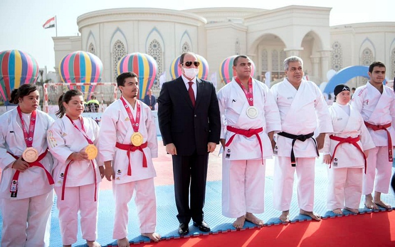 الرئيس السيسي يؤكد على حرص الدولة على صقل مهارات ورعاية وتمكين ودمج أبنائه من ذوي الهمم