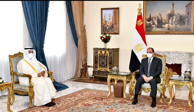 الرئيس السيسي يستقبل الأمين العام لمجلس التعاون الخليجي
