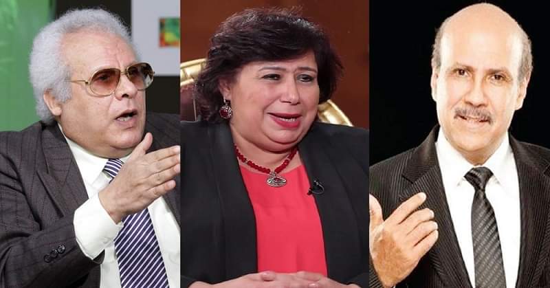 وزيرة الثقافة تكرم محمد على سليمان وجمال بخيت في حفل تنظمه دار الاوبرا
