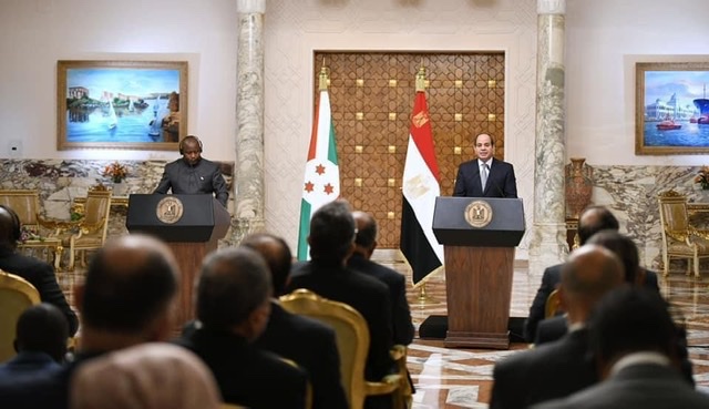 تفاصيل لقاء الرئيس السيسي ونظيره البوروندي