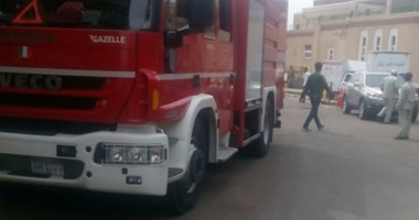 السيطرة على حريق فى مغسلة سيارات بالعاشر من رمضان 
