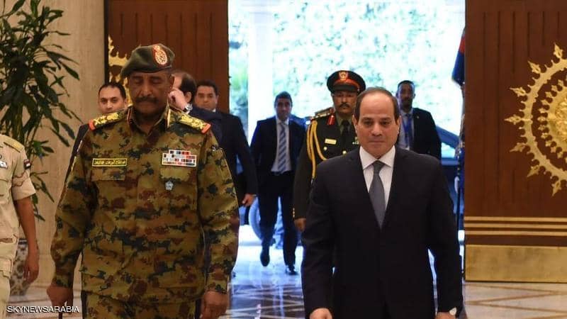 السيسي والبرهان يعلنان رفض أي إجراءات أحادية بشأن سد النهضة