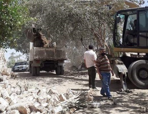 إزالة 175 حالة تعدى على أراضي حماية النيل بالمنيا