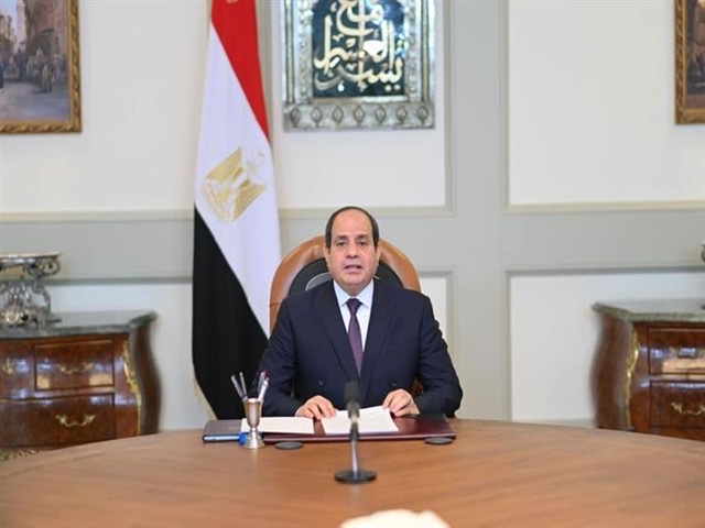الرئيس السيسي ينعى الأمير محمد بن طلال بن الحسين
