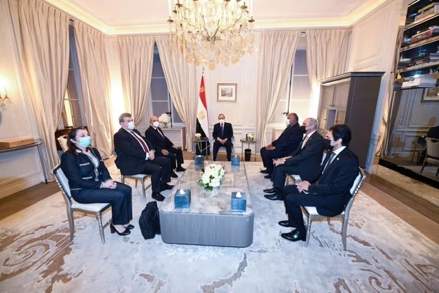 السيسي يستقبل الرئيس التنفيذي لشركة 