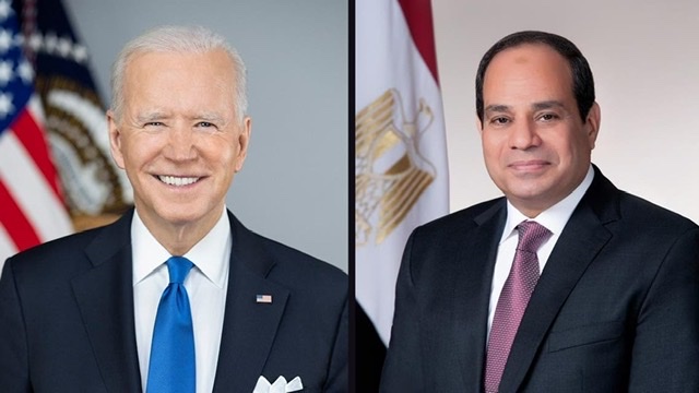 خلال اتصال هاتفي.. السيسي لبايدن: متمسكون بحقوقنا المائية عبر اتفاق قانوني