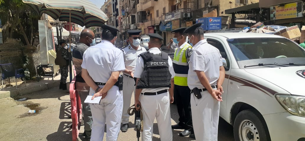 169 مخالفه بشوارع الاقصر فى حمله كبرى لشرطة المرافق

