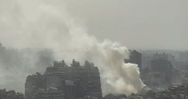 السيطرة على حريق داخل موقف أحمد حلمى بالأزبكية دون إصابات 
