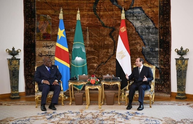 السيسي لرئيس الكونغو : مصر لن تقبل المساس بأمنها المائي 