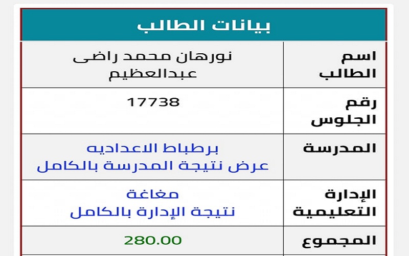 طالبة من برطباط الأولى على محافظة المنيا.. اعرف نتيجة الإعدادية