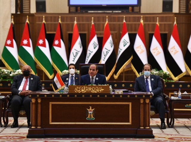بالصور.. تناولت  أبرز القضايا والملفات الإقليمية ومكافحة الإرهاب .. تفاصيل القمة الثلاثية فى بغداد