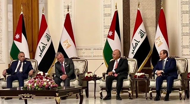 الرئيس السيسي يشارك فى اجتماع رباعي ببغداد