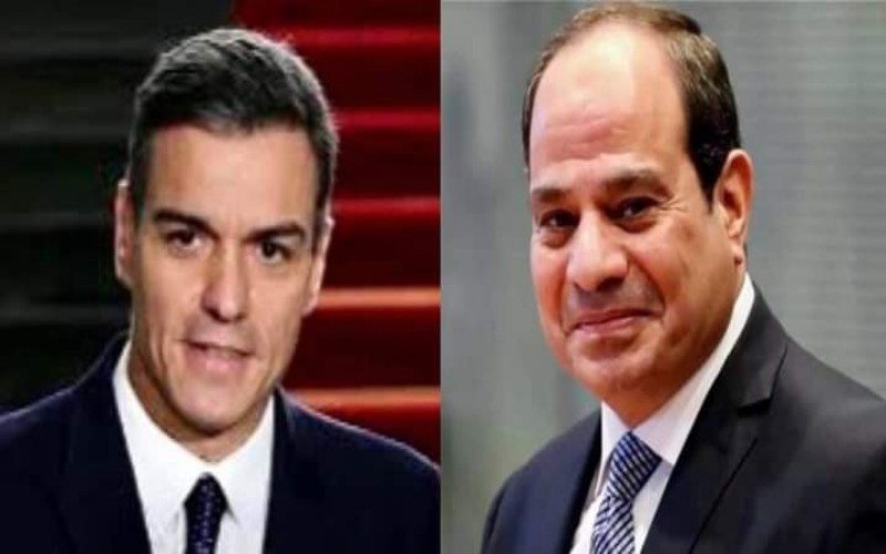 الرئيس يبحث مع رئيس وزراء إسبانيا تطورات القضية الفلسطينية