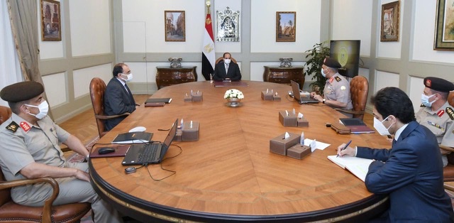 الرئيس السيسى يوجه بتزويد محور الضبعة بجميع الخدمات وتوسعة مدخل طريق السويس