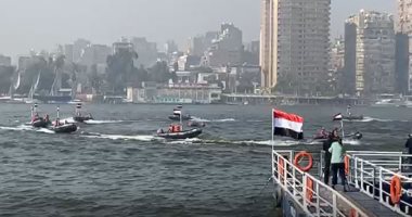 شرطة المسطحات المائية تنقذ سيدة سقطت فى بحر شبين بالمنوفية 
