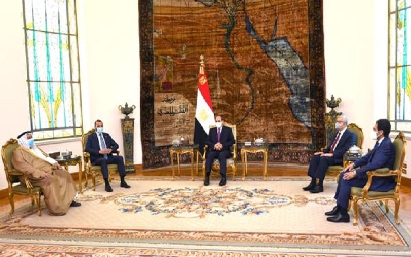 الرئيس يستقبل مرزوق الغانم رئيس مجلس الأمة الكويتي