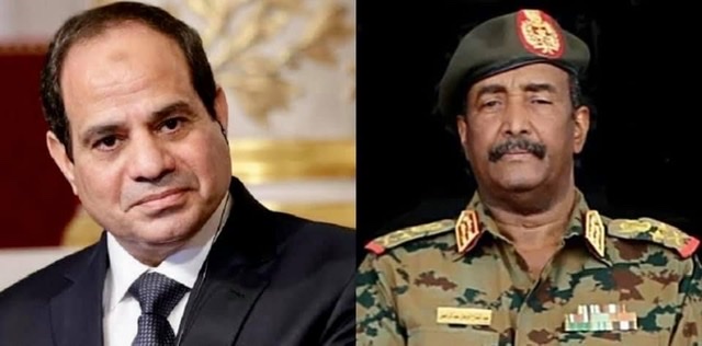 الرئيس السيسي يهنئ البرهان بمناسبة عيد الأضحي 
