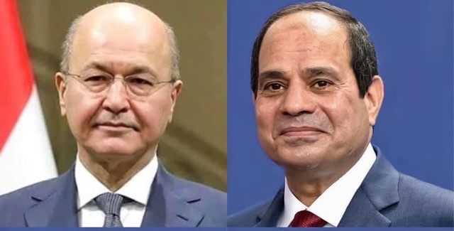 الرئيس السيسي يهنئ هاتفيا صالح والكاظمي بمناسبة عيد الأضحي المبارك