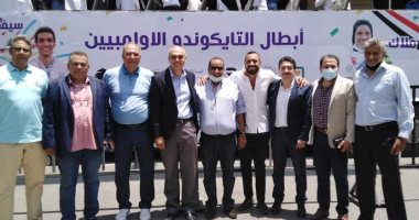 مجلس الصيد يستقبل هداية ملاك وسيف عيسي في مطار القاهرة